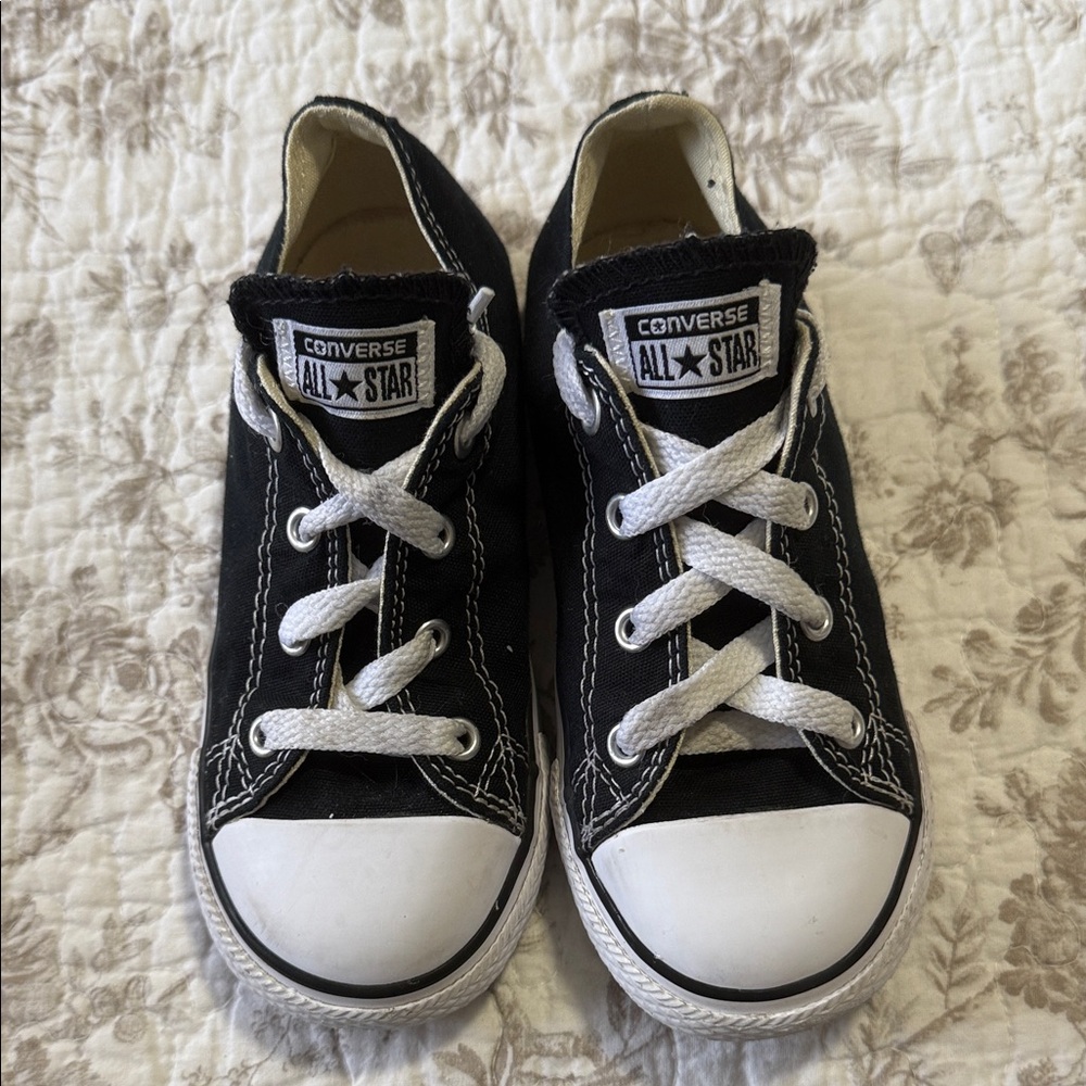 Converse Kids Black and White Sneakers